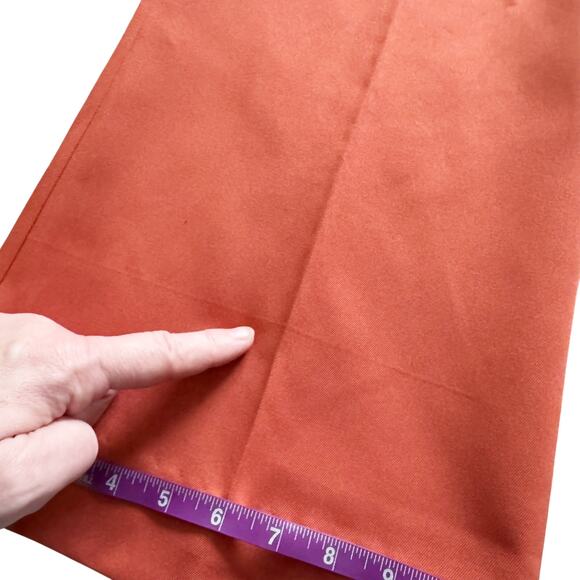 Vintage What's In a Name Wide leg Bell bottom pants Women 25 Orange Union 80s - Picture 15 of 16